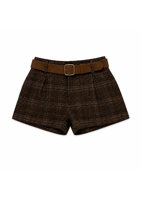 Shorts a quadri Lù-Lù BY MISS GRANT | LL4655MORO